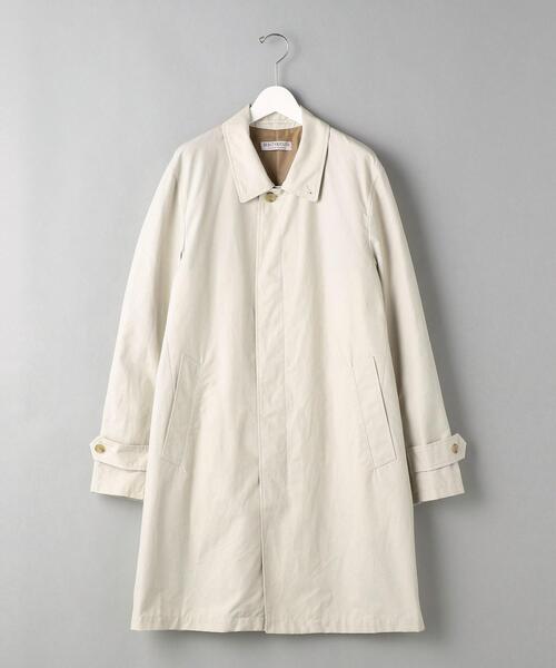 ★ユナイテッドアローズ コットンナイロン ステンカラーコート★ BEAUTY&YOUTH UNITED ARROWS（ビューティーアンドユース