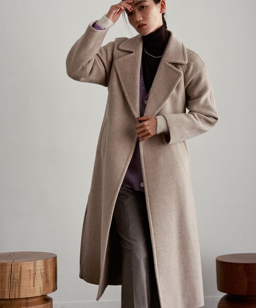 LOVELESS（ラブレス）の「チェーン付き オーバータートルニット（ニット/セーター・レディース・オフホワイト/ブラウン系その他5/ブルー系その他4・36）」の5枚目の写真