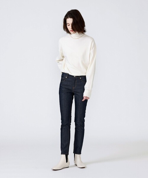 LOVELESS（ラブレス）の「チェーン付き オーバータートルニット（ニット/セーター・レディース・オフホワイト/ブラウン系その他5/ブルー系その他4・36）」の9枚目の写真