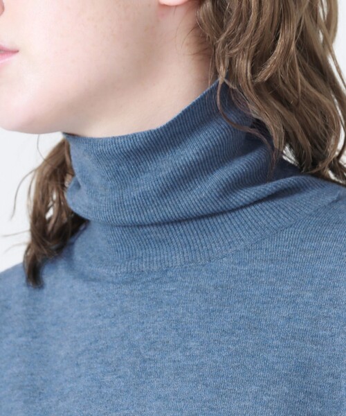 LOVELESS（ラブレス）の「チェーン付き オーバータートルニット（ニット/セーター・レディース・オフホワイト/ブラウン系その他5/ブルー系その他4・36）」の16枚目の写真