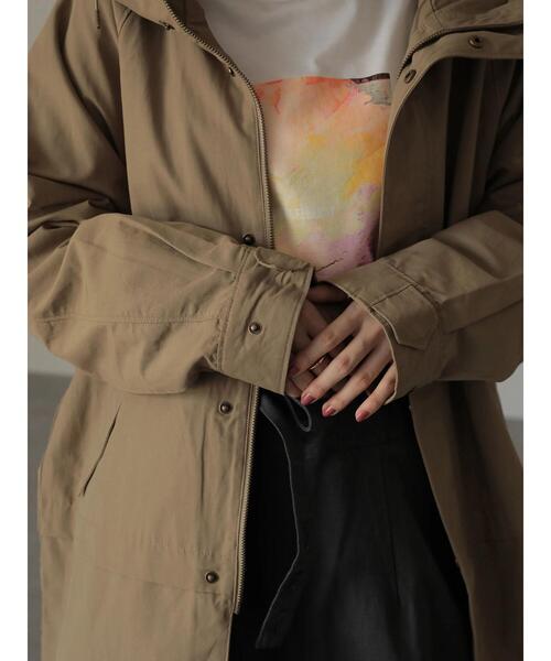 AMERICAN HOLIC（アメリカンホリック）の「フード付きマウンテンパーカー（マウンテンパーカー・レディース・ブラック/ネイビー/ベージュ・M/L）」の11枚目の写真