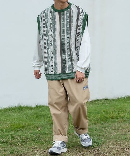 kutir（クティール）の「デザインニットベスト（ベスト・メンズ・ブラック/ブルー/グリーン/ボルドー・MEDIUM/LARGE）」の18枚目の写真