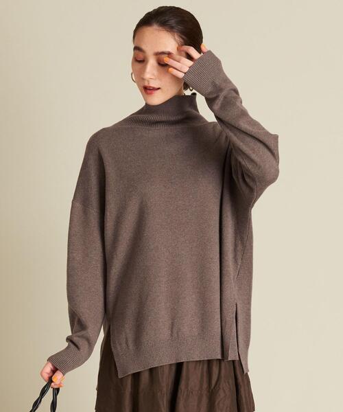 BEAUTY&YOUTH UNITED ARROWS（ビューティーアンドユースユナイテッドアローズ）の「BY ミラノリブタートルネックニットプルオーバー -ウォッシャブル- ∴（ニット/セーター・レディース・ブラック/レッド/モカ・FREE）」の13枚目の写真