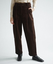 【LeonoraYang】Corduroy large pocket tapered pants chw21a111