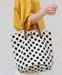F&D : ドットキャンバスハンドバッグ