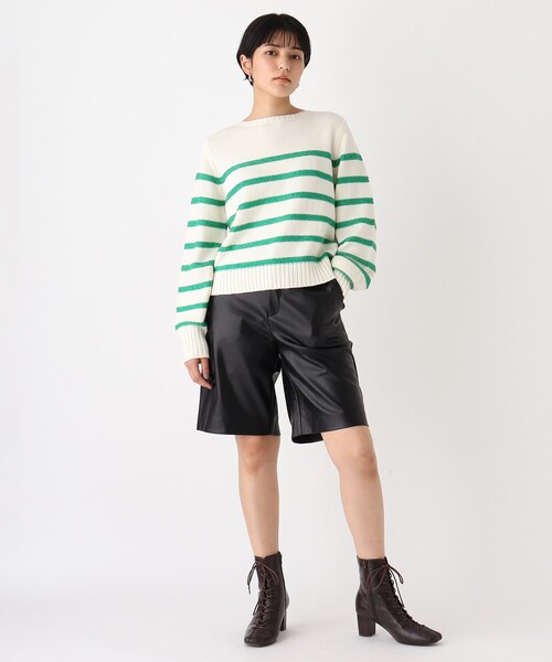 AG by aquagirl(エージーバイアクアガール)の「◆シンセティックレザーショートパンツ【WEB限定サイズ】(その他パンツ・レディース・ブラック/ブラウン系・38/36)」の12枚目の写真