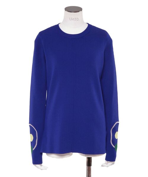 「UN3D.」 長袖ニット FREE ブルー レディース UN3D.」 長袖ニット FREE ターコイズブルー レディース