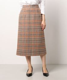 チェックタイトスカート