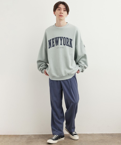 JUNRED（ジュンレッド）の「ワタ染めTR2タックワイドストレートパンツ（スラックス・メンズ・ブラック/オフホワイト/ブルー系その他4・S/M/L）」の15枚目の写真