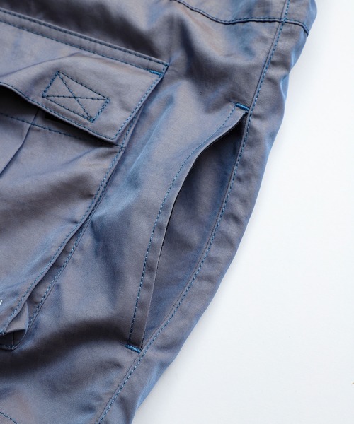 X-girl（エックスガール）の「SHINY JACKET（ナイロンジャケット・レディース・グレー/ブラック・S/M）」の13枚目の写真