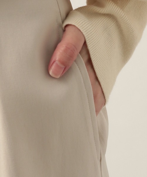 Heather（ヘザー）の「タックハーフパンツ　261818（その他パンツ・レディース・アイボリー/ブラック・S/M）」の9枚目の写真