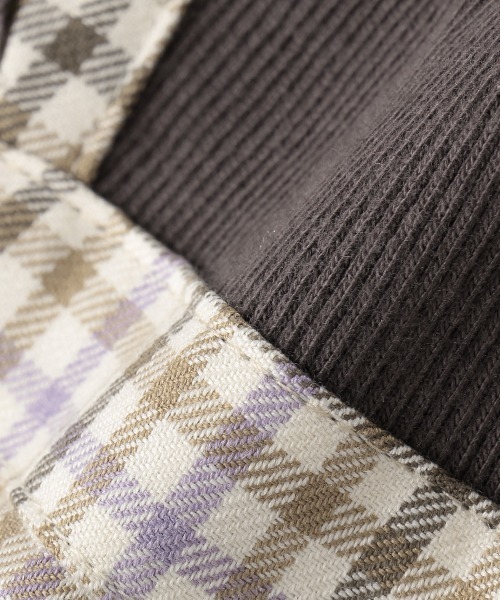 petit main（プティマイン）の「チェックチュニックつきロンT（Tシャツ/カットソー・キッズ・ベージュ/レッド・80ｃｍ/90cm/100cm/120cm/130cm/110cm）」の12枚目の写真