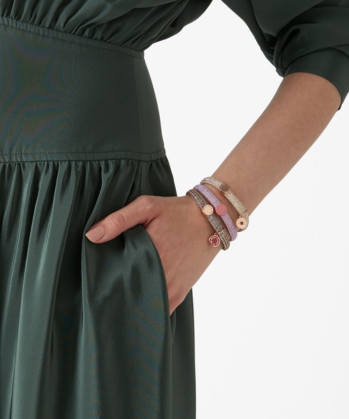 MARC JACOBS（マークジェイコブス）の「THE MEDALLION HAIR ELASTICS/ザ メダリオン ヘア エラスティック・ヘアゴム（ヘアゴム・レディース・ブラック×シルバー/グリーン系その他7/その他・ONE SIZE）」の9枚目の写真