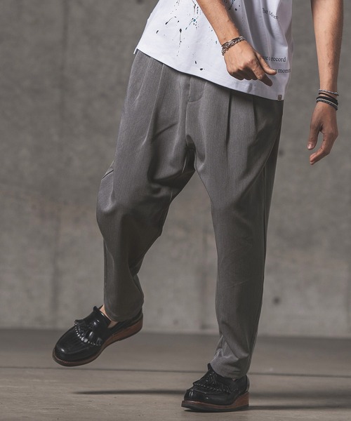 GLIMCLAP（グリムクラップ）の「mp9633-Stretch Dungaree tapered pants テーパードパンツ（その他パンツ・メンズ・インディゴブルー/ブラック・S/L/M）」の12枚目の写真