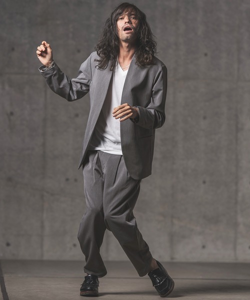 GLIMCLAP（グリムクラップ）の「mp9633-Stretch Dungaree tapered pants テーパードパンツ（その他パンツ・メンズ・インディゴブルー/ブラック・S/L/M）」の17枚目の写真