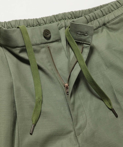MR.OLIVE（ミスターオリーブ）の「バックサテン ストレッチ / ワンプリーツ テーパード イージーパンツ（スラックス・メンズ・オフホワイト/ブラック/ベージュ/グリーン・SMALL/MEDIUM/LARGE）」の13枚目の写真