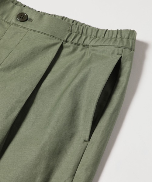 MR.OLIVE（ミスターオリーブ）の「バックサテン ストレッチ / ワンプリーツ テーパード イージーパンツ（スラックス・メンズ・オフホワイト/ブラック/ベージュ/グリーン・SMALL/MEDIUM/LARGE）」の14枚目の写真