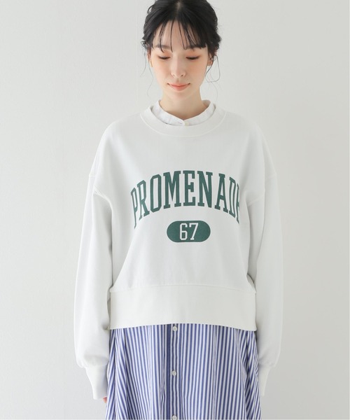 JOURNAL STANDARD relume(ジャーナルスタンダード レリューム)の「《追加3》カレッジスウェットNo.67◆(スウェット・レディース・ホワイト/ベージュ/グリーン・FREE)」の7枚目の写真