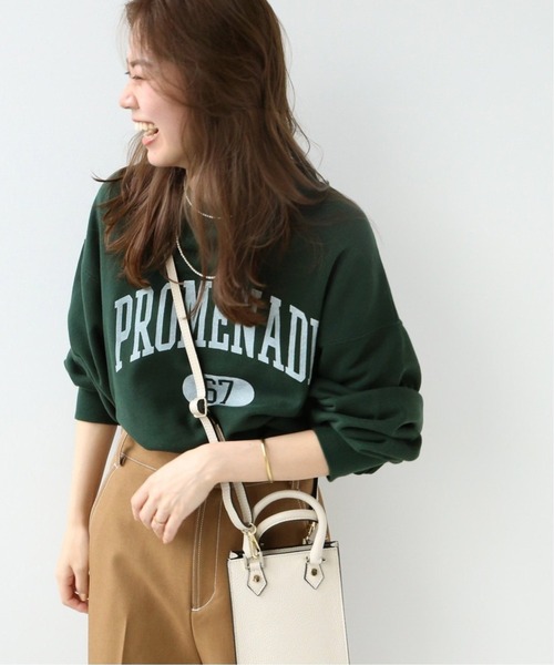 JOURNAL STANDARD relume(ジャーナルスタンダード レリューム)の「《追加3》カレッジスウェットNo.67◆(スウェット・レディース・ホワイト/ベージュ/グリーン・FREE)」の5枚目の写真