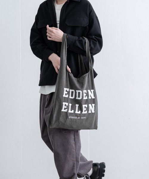 EDDEN ELLEN(エデンエレン)の「【EDDEN ELLEN】エコバッグ(エコバッグ/サブバッグ・メンズ・ホワイト/ブラック/ベージュ/サックスブルー・FREE)」の12枚目の写真