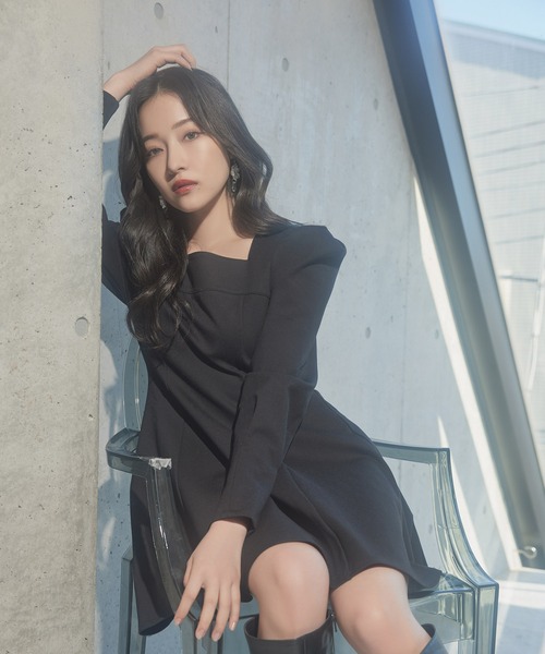 ANDGEEBEE（アンジービー）の「ポンチミニワンピ（ワンピース・レディース・アイボリー/ブラック・MEDIUM）」の18枚目の写真