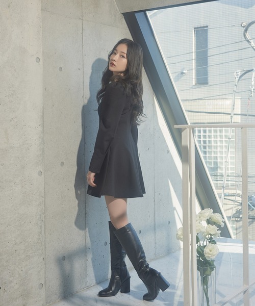 ANDGEEBEE（アンジービー）の「ポンチミニワンピ（ワンピース・レディース・アイボリー/ブラック・MEDIUM）」の22枚目の写真