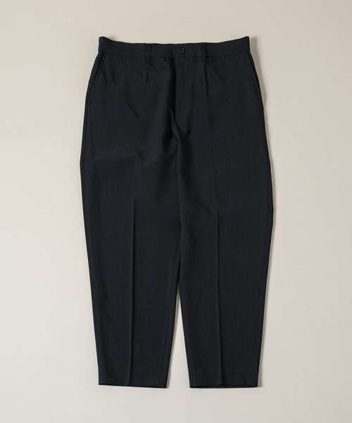 ADAMASTE（アダマスト）の「リネンタッチスリムテーパードスラックス（スラックス・メンズ・ブラック/オフホワイト・SMALL/MEDIUM/LARGE/X-SMALL）」の8枚目の写真