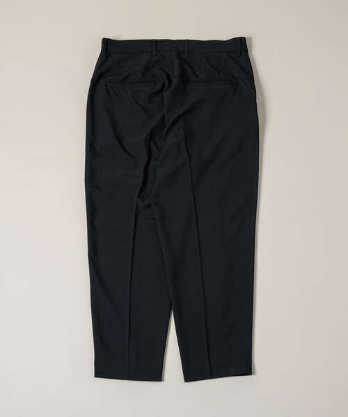 ADAMASTE（アダマスト）の「リネンタッチスリムテーパードスラックス（スラックス・メンズ・ブラック/オフホワイト・SMALL/MEDIUM/LARGE/X-SMALL）」の9枚目の写真