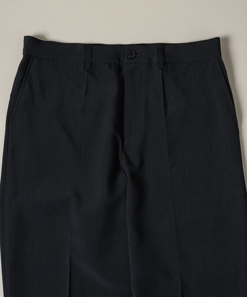 ADAMASTE（アダマスト）の「リネンタッチスリムテーパードスラックス（スラックス・メンズ・ブラック/オフホワイト・SMALL/MEDIUM/LARGE/X-SMALL）」の11枚目の写真