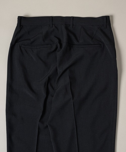 ADAMASTE（アダマスト）の「リネンタッチスリムテーパードスラックス（スラックス・メンズ・ブラック/オフホワイト・SMALL/MEDIUM/LARGE/X-SMALL）」の14枚目の写真
