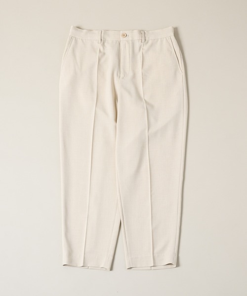 ADAMASTE（アダマスト）の「リネンタッチスリムテーパードスラックス（スラックス・メンズ・ブラック/オフホワイト・SMALL/MEDIUM/LARGE/X-SMALL）」の17枚目の写真