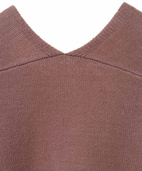 31 Sons de mode（トランテアン　ソン　ドゥ　モード）の「袖ケーブル切替カーディガン（カーディガン/ボレロ・レディース・オフホワイト/サックスブルー/ピンク・36）」の12枚目の写真