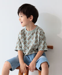 B:MING by BEAMS（ビーミングバイビームス）の「B:MING by BEAMS / 総柄プリント Tシャツ（80~140cm）（Tシャツ/カットソー・キッズ）」