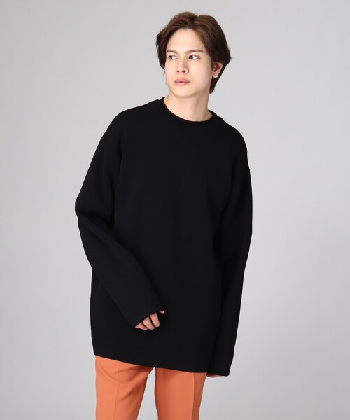 tk.TAKEO KIKUCHI（ティーケータケオキクチ）の「◆丸首2WAYニットカーデ（カーディガン/ボレロ・メンズ・グレー/ブラック/ブルー・02/03）」の13枚目の写真