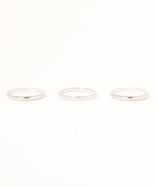 Burner（バーナー）の「【OKUOKU　0909】シンプル　デザインリング　3点セット（リング・レディース・その他1/その他2・ONE SIZE）」の2枚目の写真