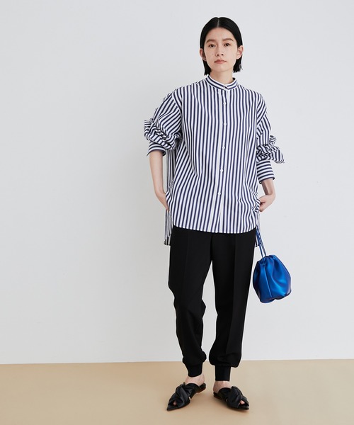 ADAM ET ROPE'(アダムエロペ)の「リサイクルジョグパンツ(その他パンツ・レディース・ブラック/キナリ・36/38)」の14枚目の写真