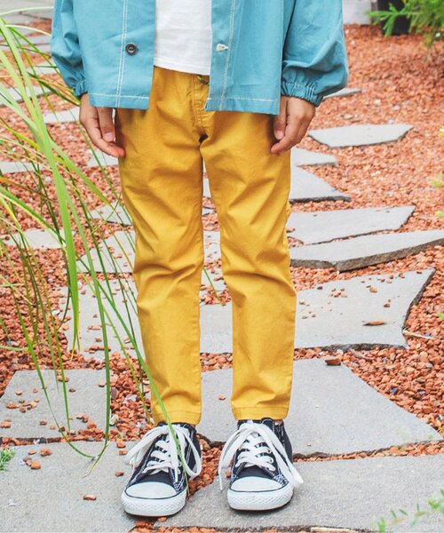 BREEZE（ブリーズ）の「ウエストコードテーパードパンツ（その他パンツ・キッズ・ブラック/インディゴブルー/その他10/マスタード/オレンジ/ベージュ/カーキ・120/130/140/80/90/110/100）」の5枚目の写真