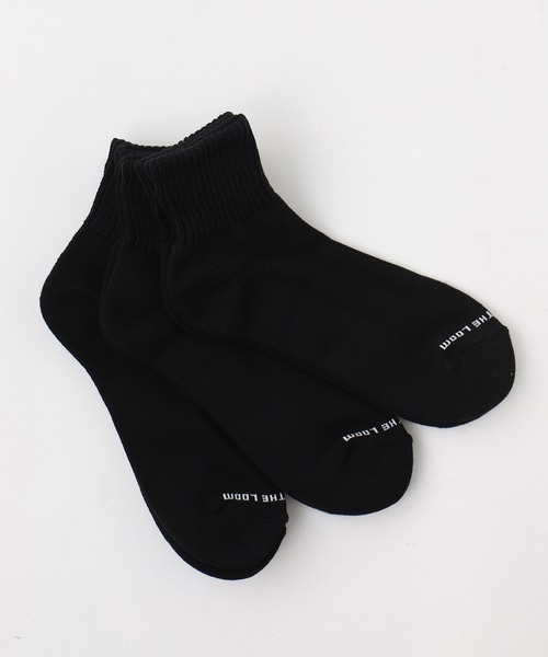 FRUIT OF THE LOOM(フルーツオブザルーム)の「【FRUIT OF THE LOOM】クウォーターソックス / 3PACK SET SOCKS(ソックス/靴下・メンズ・ホワイト系その他/ホワイト/ブラック・FREE)」の3枚目の写真