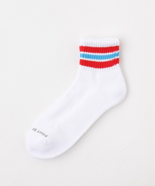 FRUIT OF THE LOOM(フルーツオブザルーム)の「【FRUIT OF THE LOOM】クウォーターソックス / 3PACK SET SOCKS(ソックス/靴下・メンズ・ホワイト系その他/ホワイト/ブラック・FREE)」の12枚目の写真