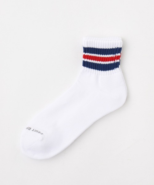 FRUIT OF THE LOOM(フルーツオブザルーム)の「【FRUIT OF THE LOOM】クウォーターソックス / 3PACK SET SOCKS(ソックス/靴下・メンズ・ホワイト系その他/ホワイト/ブラック・FREE)」の18枚目の写真