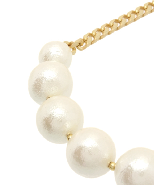 ELFORBR（エルフォーブル）の「チェーンコンビコットンパールネックレス（ネックレス・レディース・ホワイト・FREE）」の3枚目の写真