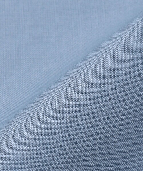 SHIPS（シップス）の「SHIPS:リネン 無地 カラー チーフ（ハンカチ/ハンドタオル・メンズ・ライトブルー/コバルトブルー・ONE SIZE）」の4枚目の写真
