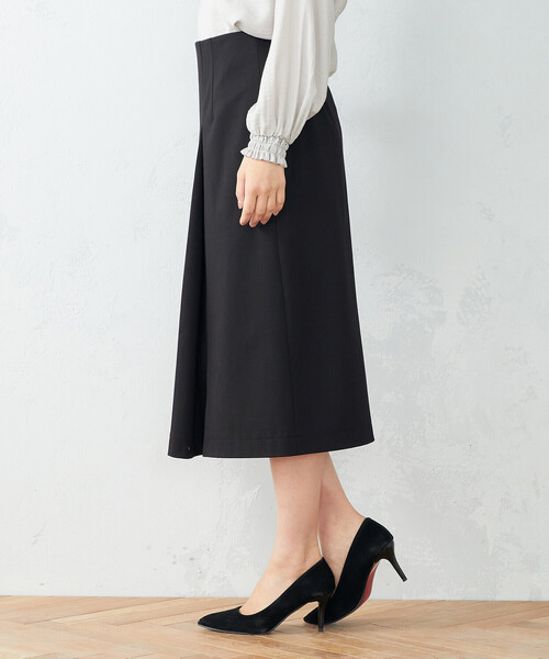 COMME CA MODELS（コムサモデルズ）の「ポンチラップ風　タイトスカート（スカート・レディース・ブラック・SMALL/MEDIUM/LARGE/X-LARGE/X-SMALL）」の4枚目の写真