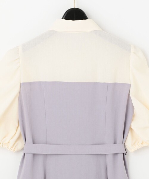 Diagram(ダイアグラム)の「【オンライン限定】バイカラーシャツワンピース(シャツワンピース・レディース・ラベンダー・38/36)」の16枚目の写真