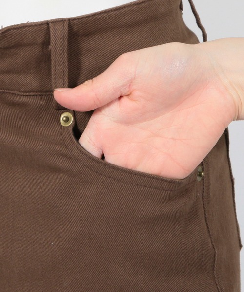 Julia Boutique（ジュリアブティック）の「ダブルボタンハイウエストスキニーパンツ/22040（その他パンツ・レディース・ブラック/ブラウン/ライトベージュ・LL/3L/S/M/L）」の18枚目の写真