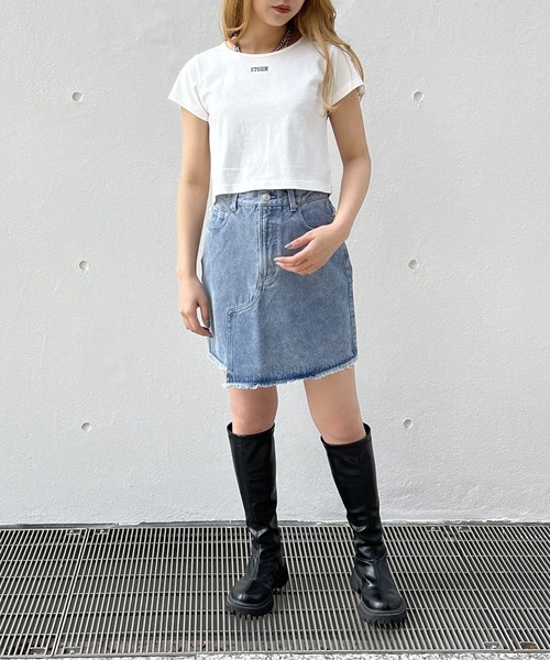 one way（ワンウェイ）の「タイダイショートTシャツ（Tシャツ/カットソー・レディース・ホワイト/ライトブルー/ブラック/ライトグリーン/ライトパープル・FREE）」の19枚目の写真