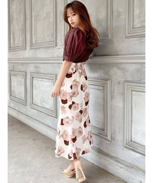 RESEXXY(リゼクシー)の「ダブルスリットマーメイドスカート(スカート・レディース・ブルー/ブラック/その他1/ベージュ・FREE)」の5枚目の写真