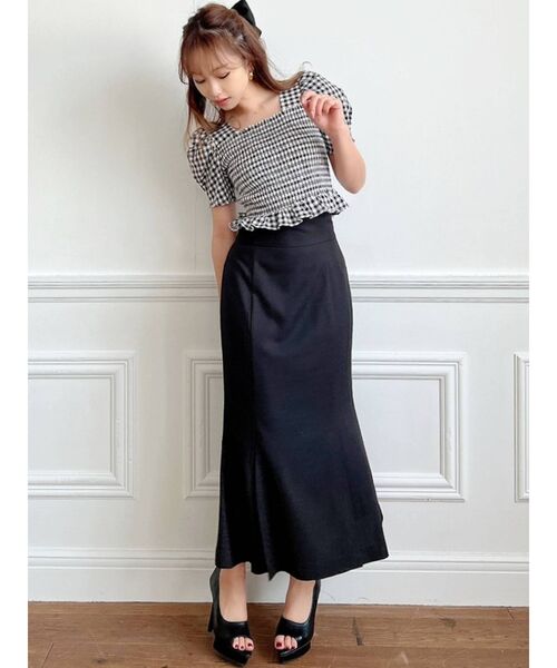 RESEXXY(リゼクシー)の「ダブルスリットマーメイドスカート(スカート・レディース・ブルー/ブラック/その他1/ベージュ・FREE)」の16枚目の写真