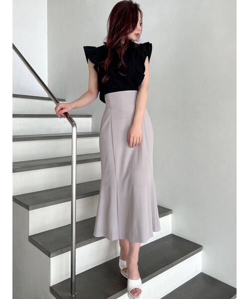 RESEXXY(リゼクシー)の「ダブルスリットマーメイドスカート(スカート・レディース・ブルー/ブラック/その他1/ベージュ・FREE)」の18枚目の写真