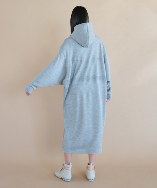 BEDSIDEDRAMA(ベットサイドドラマ)の「bedsidedrama/ベッドサイドドラマ/Trench parka one-pice(ワンピース・レディース・ブラック/グレー・1/2)」の9枚目の写真